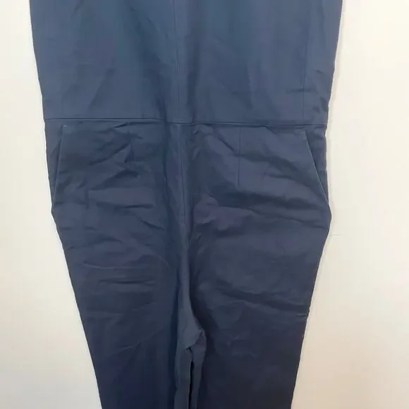 Everlane The Structured Cotton Jumpsuit In Navy Blue Size 6 New - Picture 5 of 13
